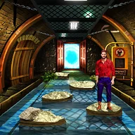 Escape Room Parallel Mystery app icon, a point-and-click puzzle room game